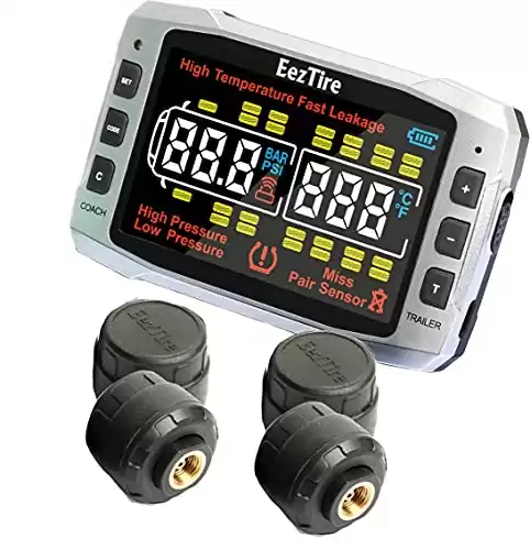 EEZTire TPMS Real-Time RV Tire Pressure Monitoring System